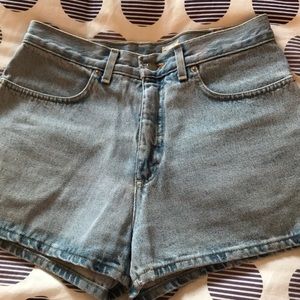 Vintage J Crew jean shorts- high waist